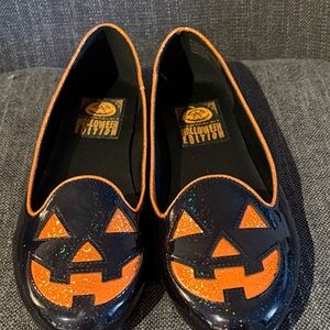 Strange Cvlt holographic pumpkin flats